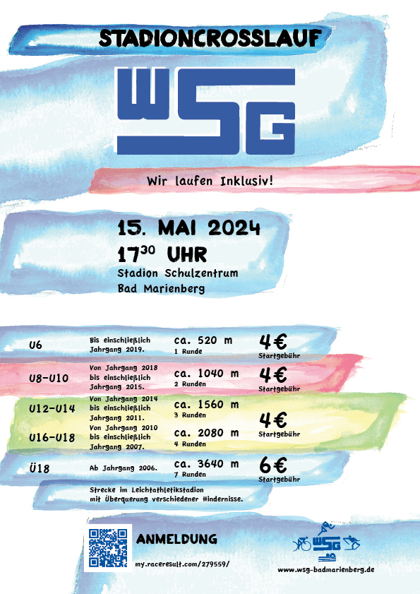 Stadioncrosslauf am 15. Mai 24
