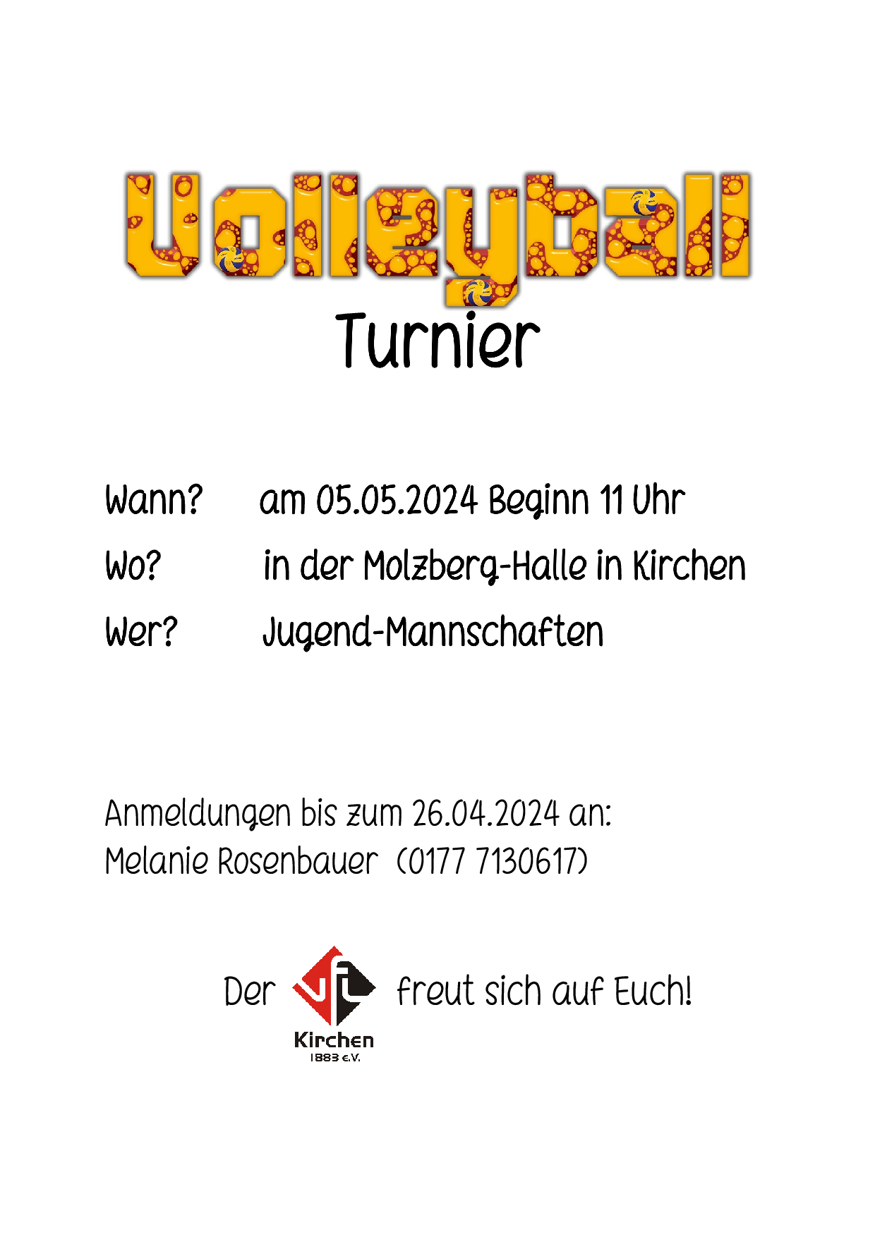 Turnierteilnahme Volleyball