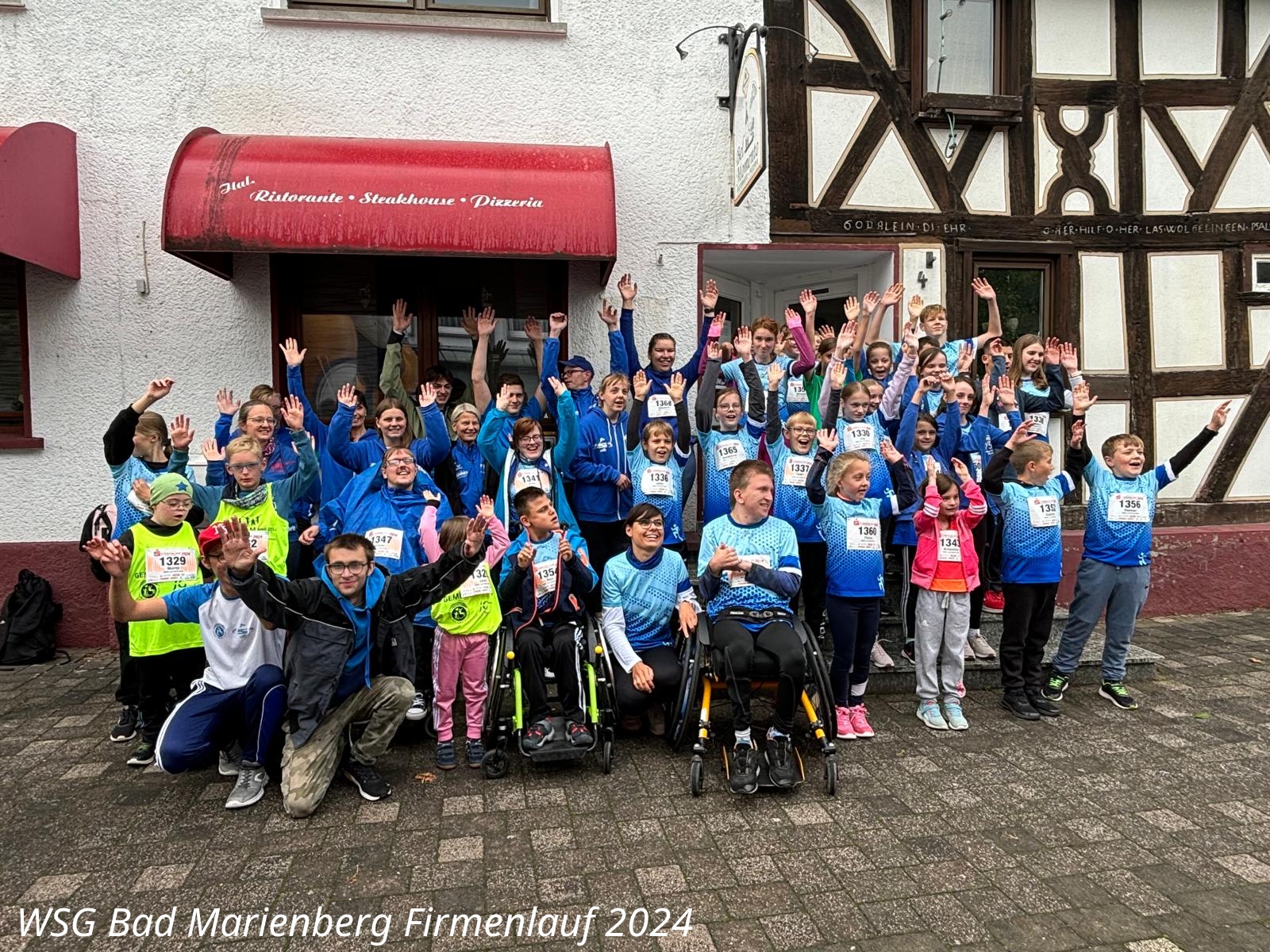 WSG und WAS beim Sparkassen Firmenlauf Bad Marienberg