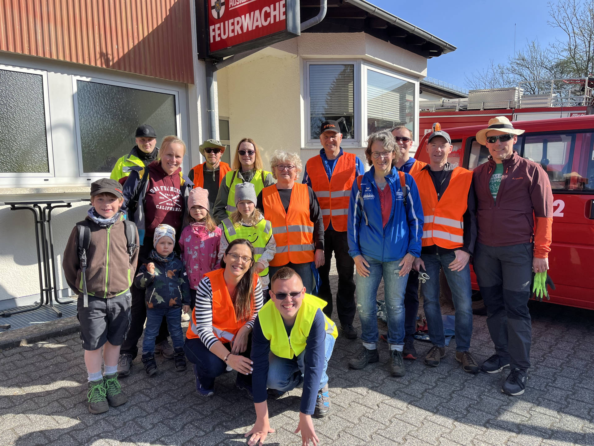 Gruppenbild Aktion saubere Landschaft 2025