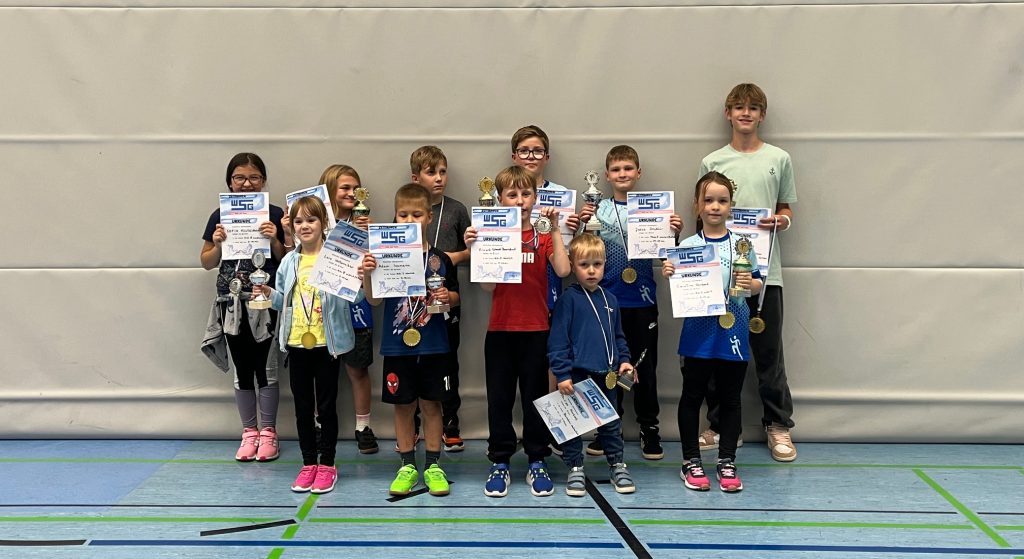 Siegerehrung Gruppenbild Kids 2