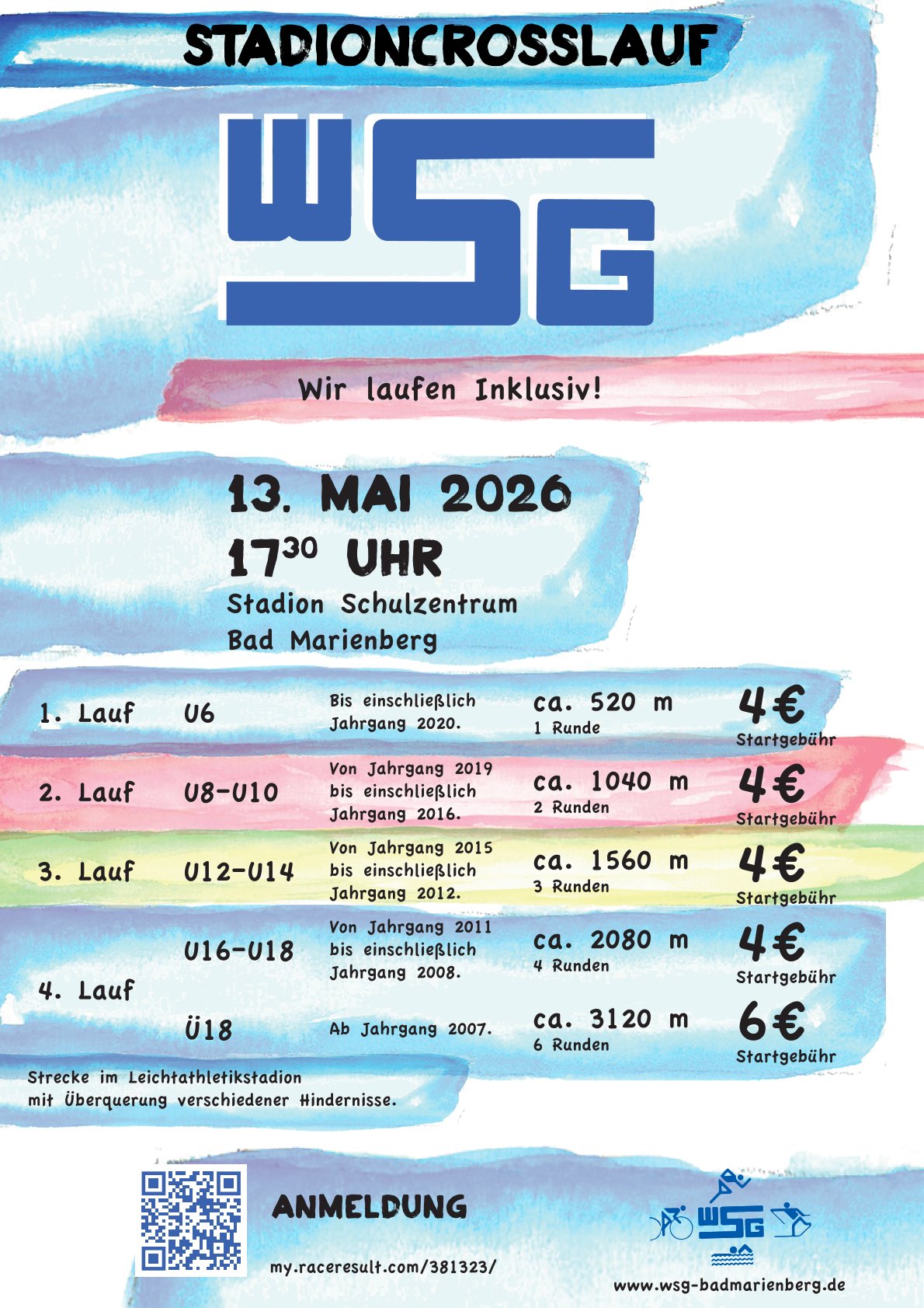 Plakat Stadioncrosslauf 2026