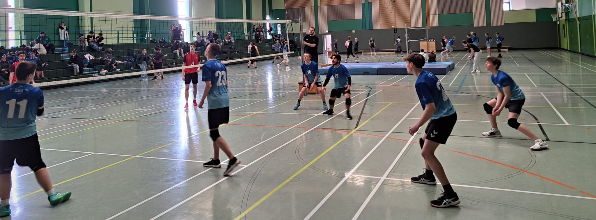 Volleyballturnier des TUS Kirchen in der Molzberghalle in Kirchen