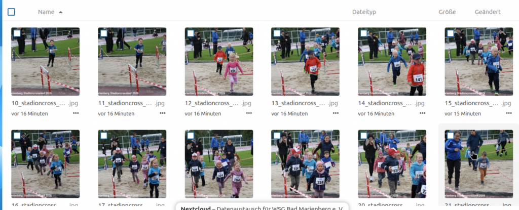 Stadioncrosslauf 2026, Bildersammlung
