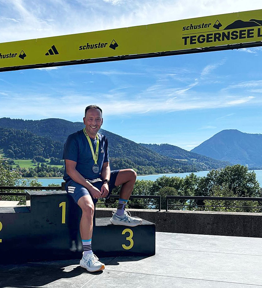 WSG-Läufer beim Schuster Tegernsee-Lauf am Start