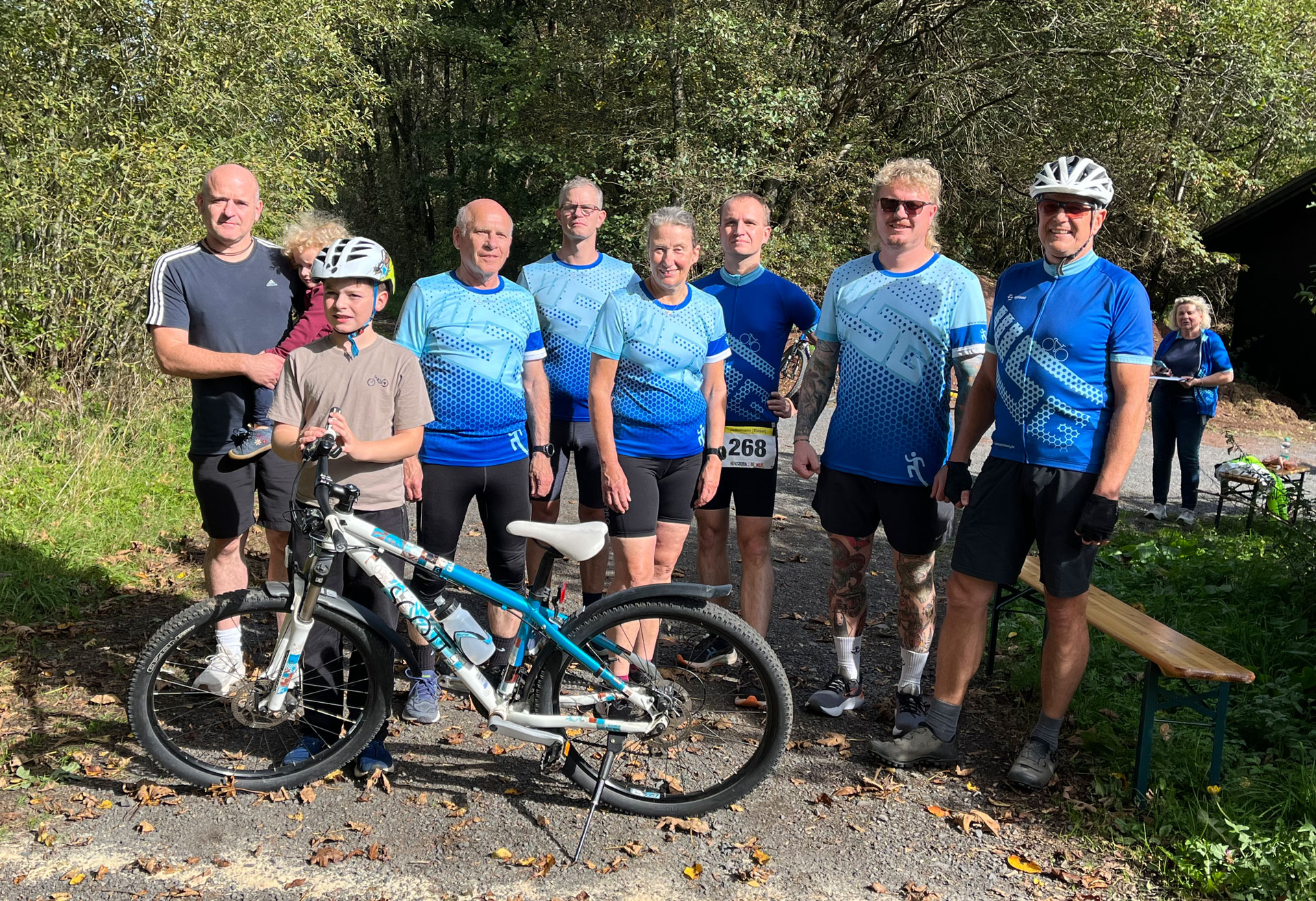 Vereinsinterner Duathlon bei herrlichem Herbstwetter